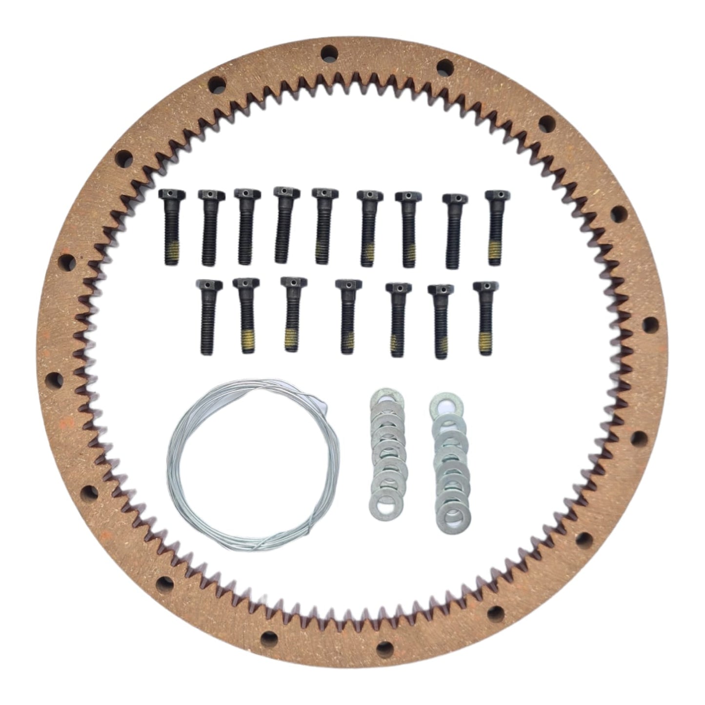 H1093978M91 - MASSEY FERGUSON - CREMALLERA 96 DIENTES 16 BARRENOS Y TORNILLERIA