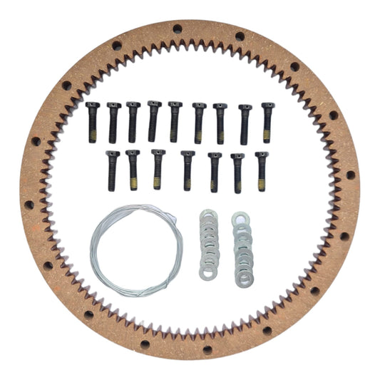 H81093978 - MASSEY FERGUSON - CREMALLERA 96 DIENTES 16 BARRENOS Y TORNILLERIA